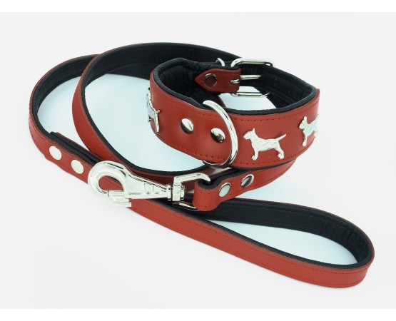 Zgarda piele Luxury Bull Terrier