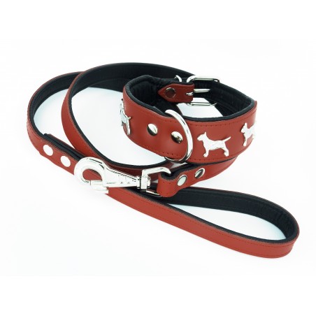 Zgarda piele Luxury Bull Terrier