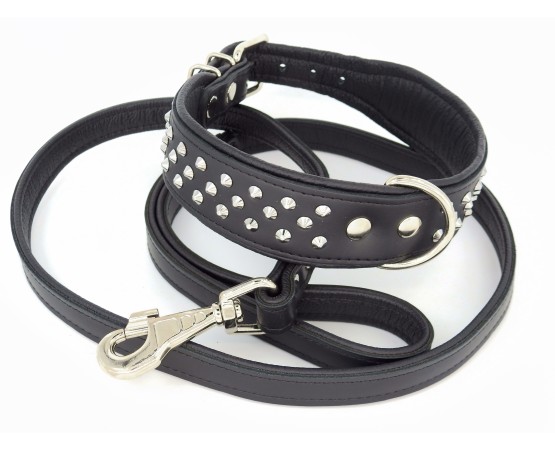 Zgarda piele caini tip Staff  Luxury Staff