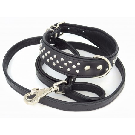 Zgarda piele caini tip Staff  Luxury Staff