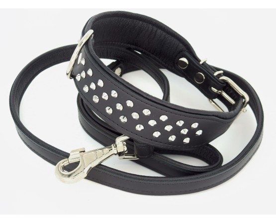 Zgarda piele caini tip Staff  Luxury Staff