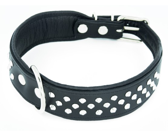 Zgarda piele caini tip Staff  Luxury Staff