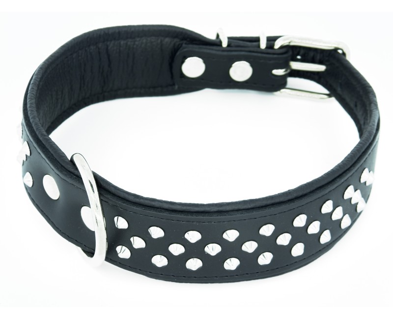 Zgarda piele caini tip Staff  Luxury Staff