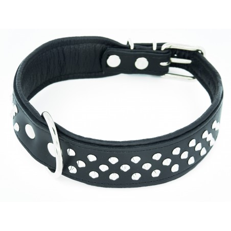 Zgarda piele caini tip Staff  Luxury Staff