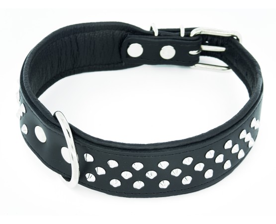 Zgarda piele caini tip Staff  Luxury Staff