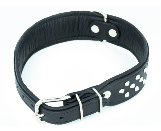 Zgarda piele caini tip Staff  Luxury Staff