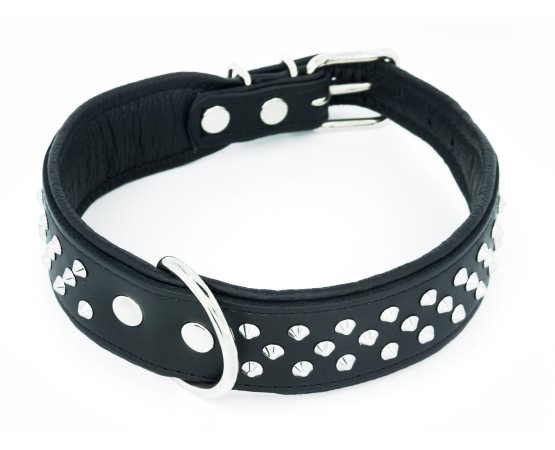 Zgarda piele caini tip Staff  Luxury Staff