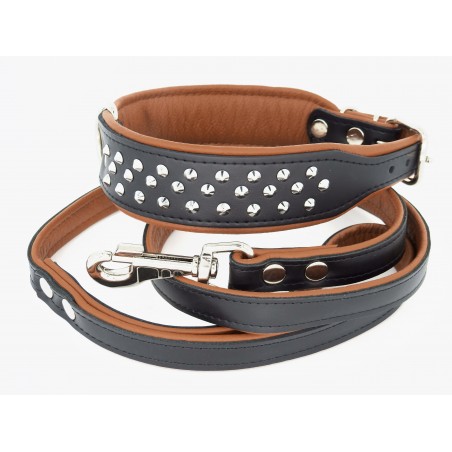 Zgarda piele lux caini Luxury Staff