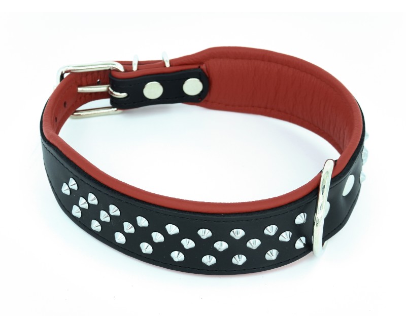 Zgarda piele caini Luxury Staff