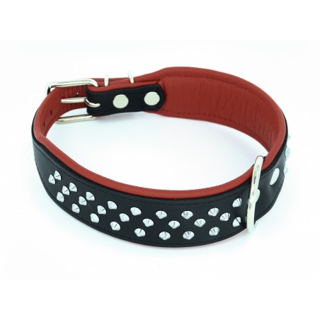 Zgarda piele caini Luxury Staff