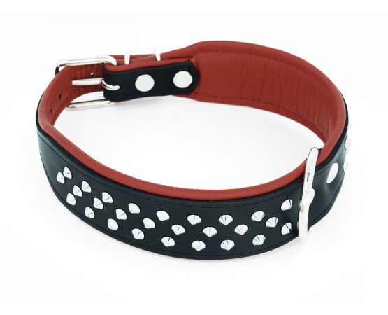 Zgarda piele caini Luxury Staff