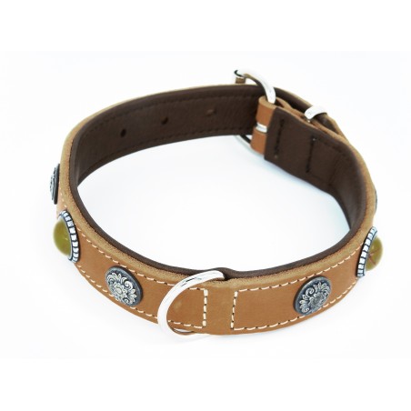 Zgarda de lux pentru caini Vintage