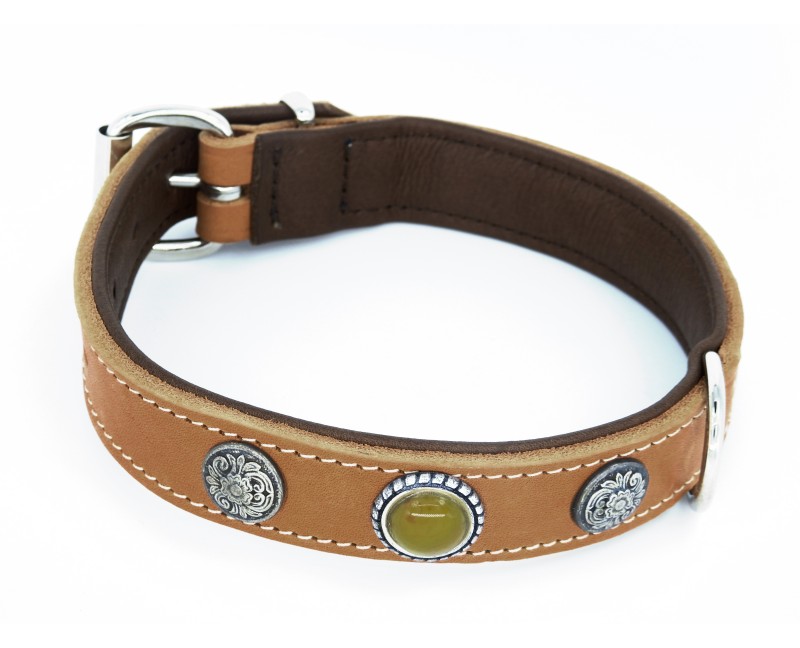 Zgarda de lux pentru caini Vintage