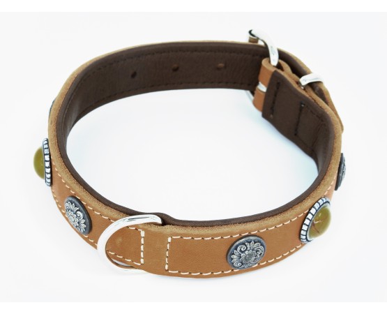 Zgarda de lux pentru caini Vintage