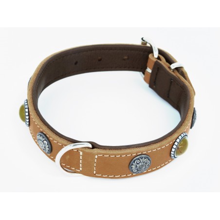 Zgarda de lux pentru caini Vintage