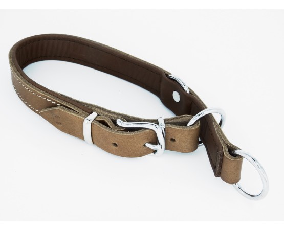 Zgarda de lux strangulanta dresaj Vintage Taupe