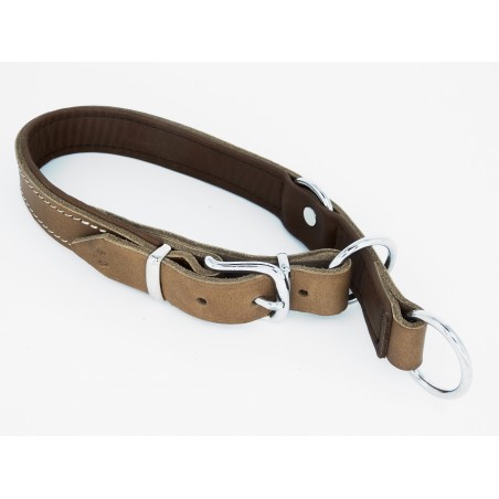 Zgarda de lux strangulanta dresaj Vintage Taupe