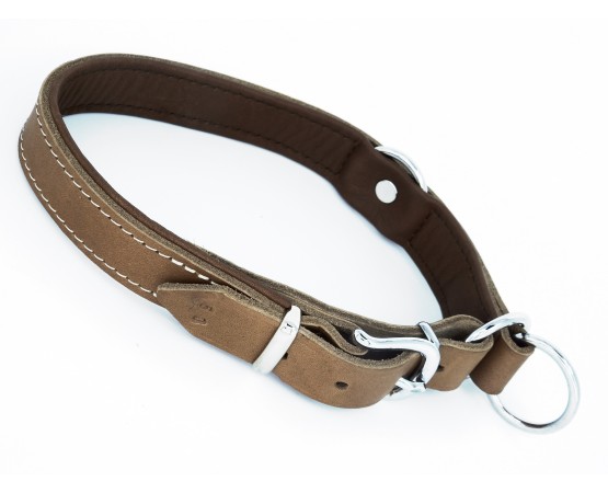 Zgarda de lux strangulanta dresaj Vintage Taupe