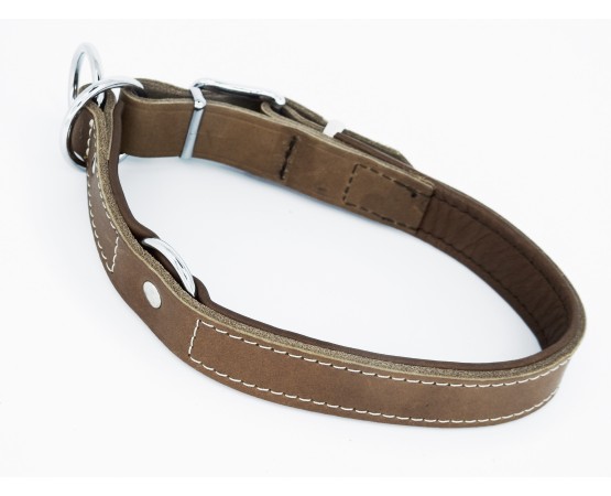 Zgarda de lux strangulanta dresaj Vintage Taupe