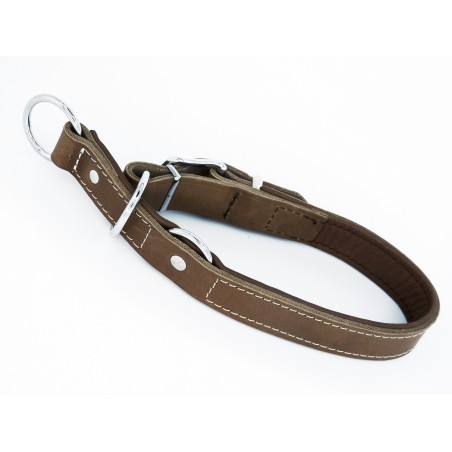 Zgarda de lux strangulanta dresaj Vintage Taupe