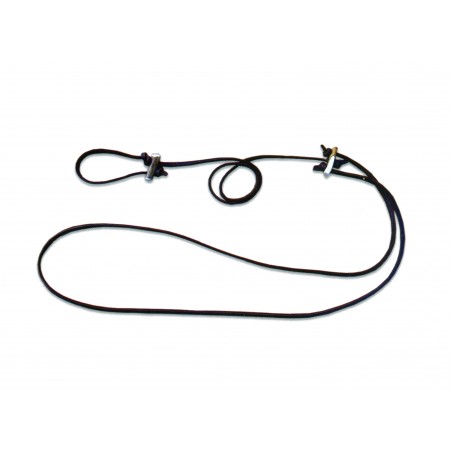 Lesa din piele rotunda pentru caini de vanatoare