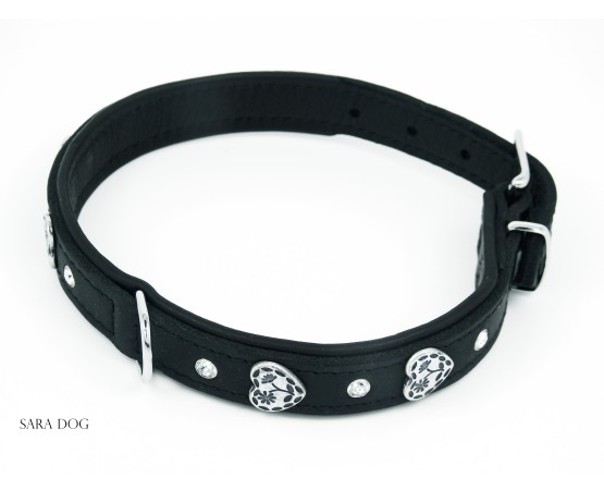 Zgarda de lux Swarovski pentru caini