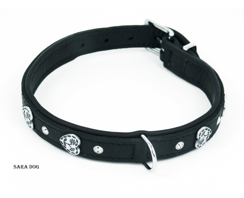 Zgarda de lux Swarovski pentru caini