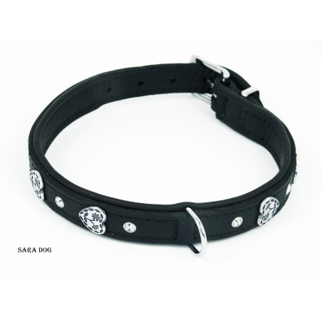 Zgarda de lux Swarovski pentru caini