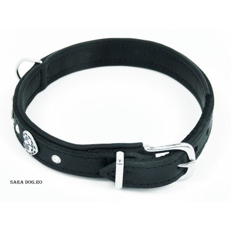 Zgarda de lux Swarovski pentru caini