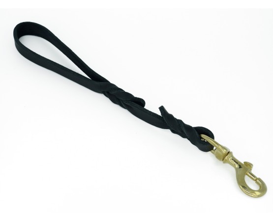 Lesa scurta super premium pentru caini Black Mamba Leather