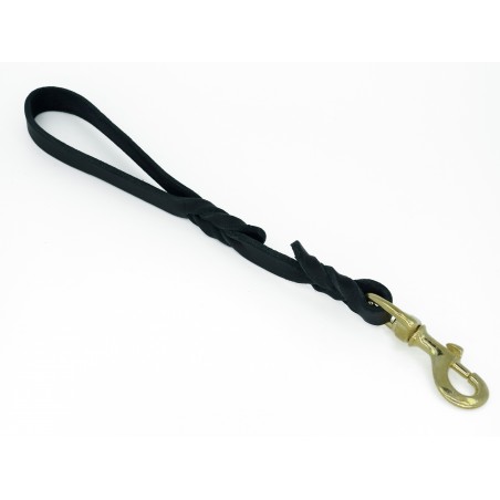 Lesa scurta super premium pentru caini Black Mamba Leather