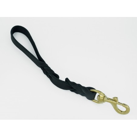 Lesa scurta super premium pentru caini Black Mamba Leather