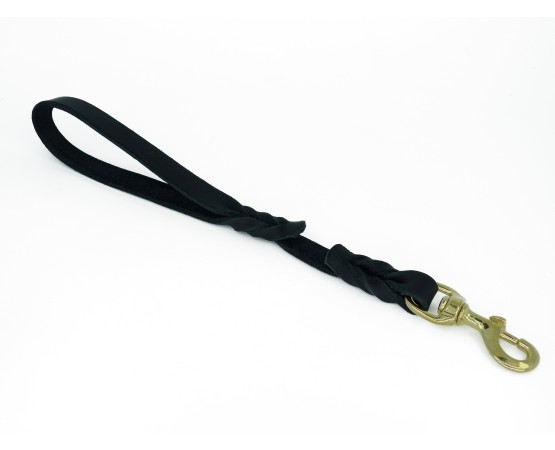 Lesa scurta super premium pentru caini Black Mamba Leather