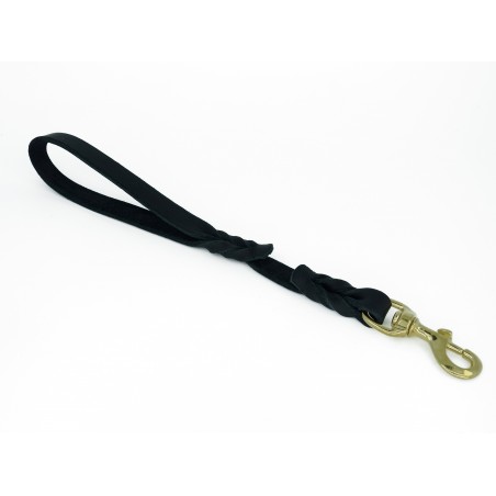 Lesa scurta super premium pentru caini Black Mamba Leather