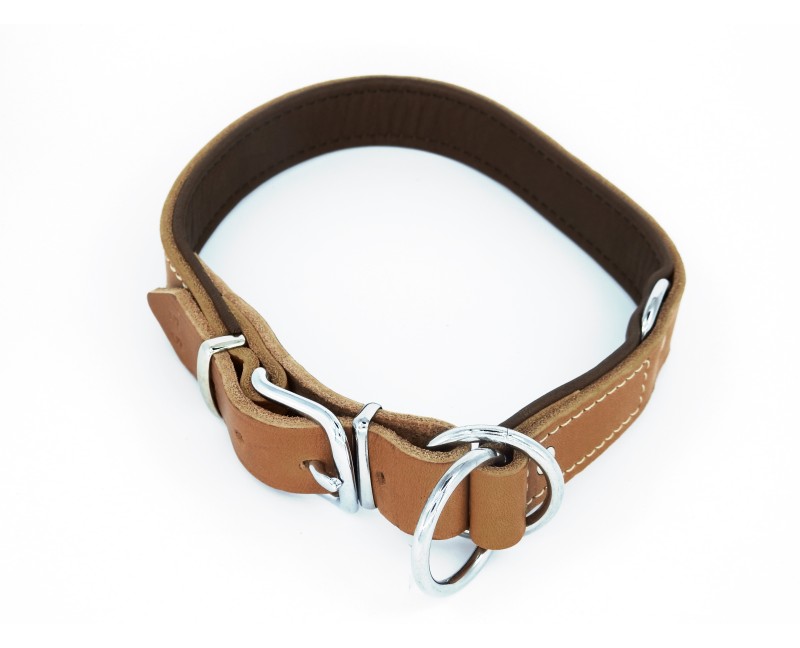 Zgarda de lux strangulanta pentru dresaj canin Vintage