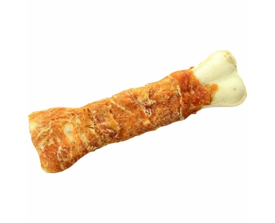 Os presat imbracat in carne de pui  Braaaf pentru caini