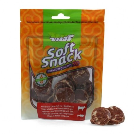 Recompense carne vita cu peste Braaaf pentru caini