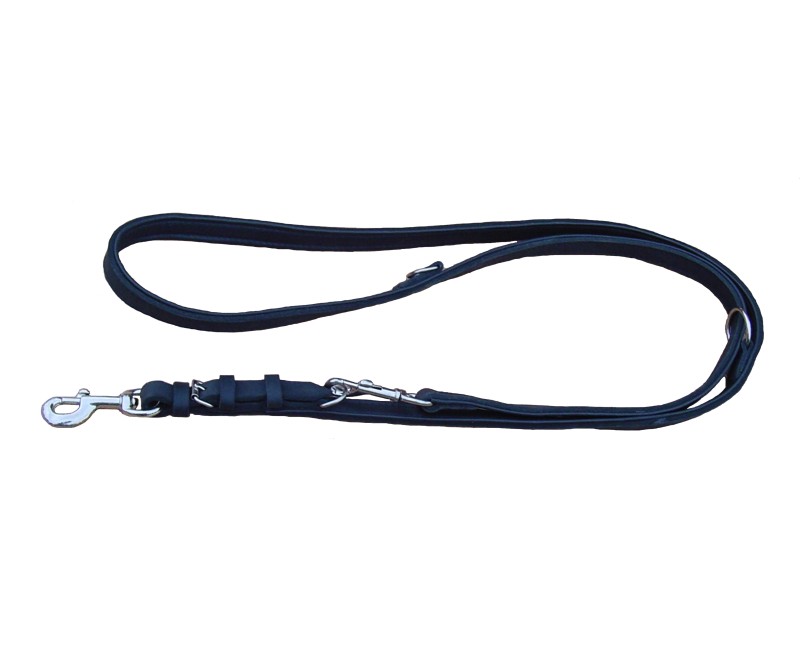 Lesă de lux reglabila pentru caini , confectionata din piele naturala 