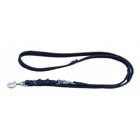 Lesă de lux reglabila pentru caini , confectionata din piele naturala 