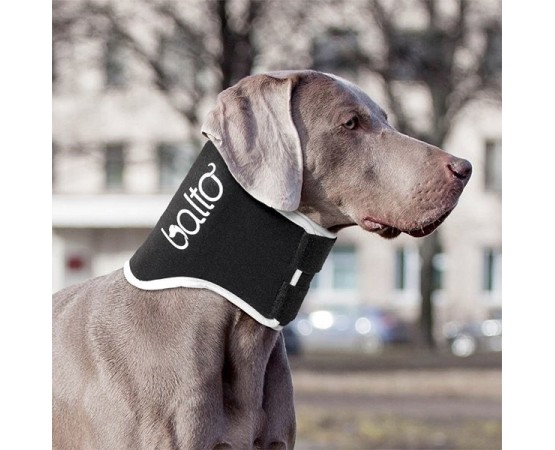 Dispozitiv profesional anti-lins  Balto Neck Black Eco pentru caini si pisici
