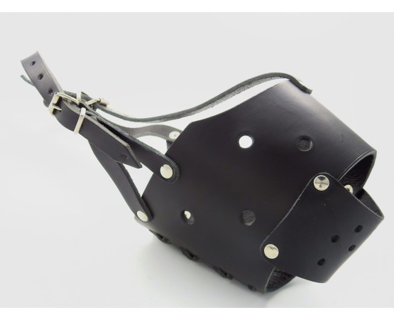 Botnita profesionala din piele naturala pentru BullTerrier