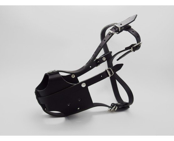 Botnita profesionala din piele naturala pentru Amstaff