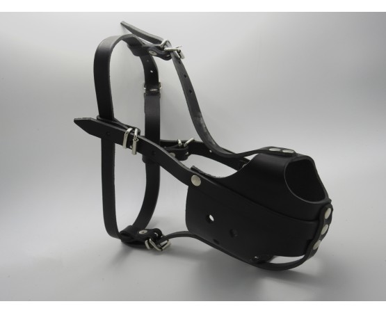 Botnita profesionala  din piele pentru Amstaff