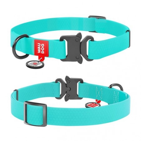 Zgarda reglabila pentru caini WAW DOG Watreproof with QR Passport
