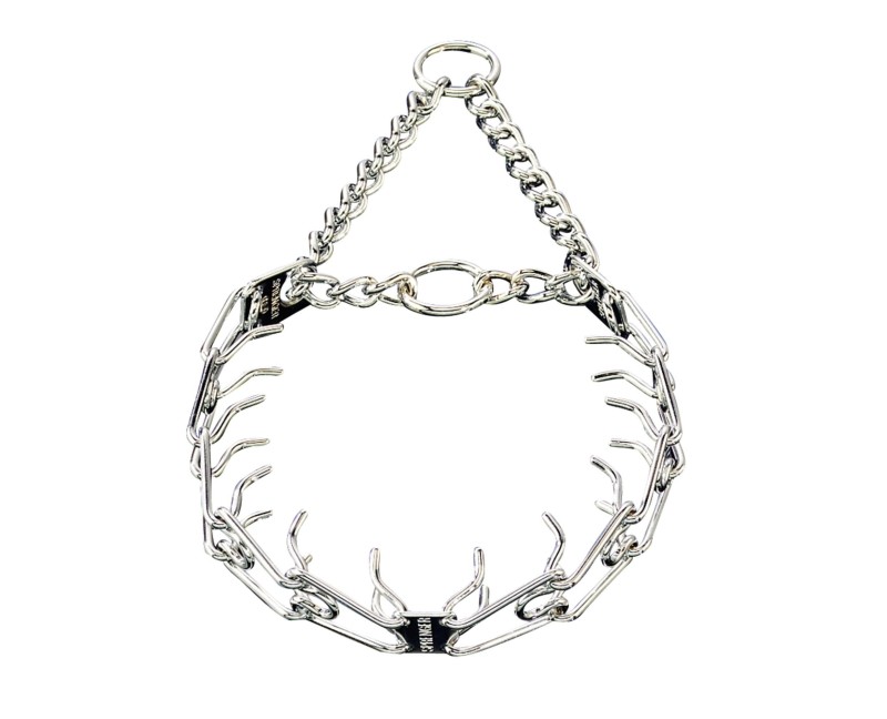 Zgarda de forta pentru dresaj canin  Hermann Sprenger Ultra-Plus Otel Cromat