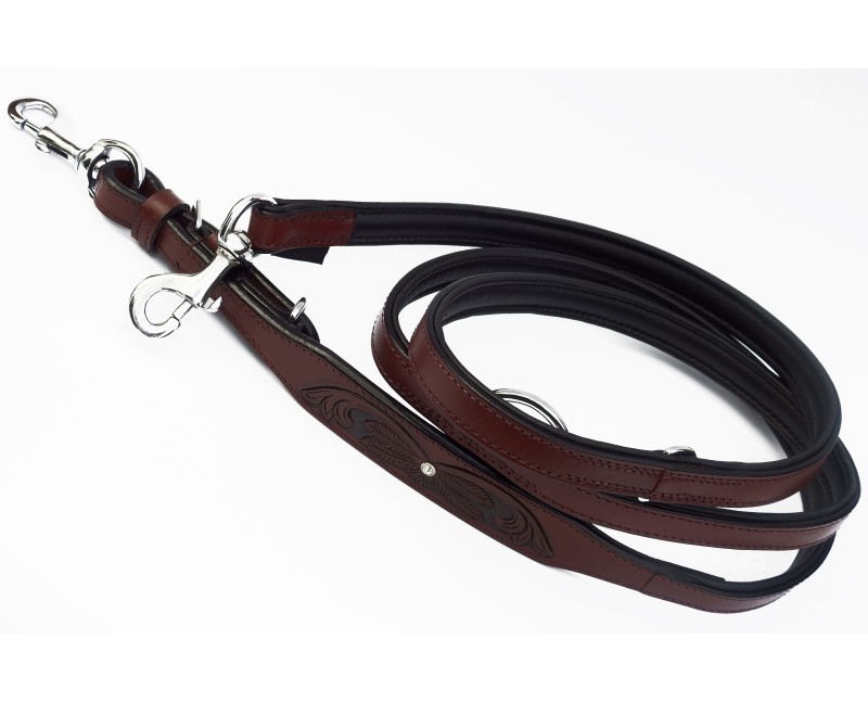 Lesa Safari din piele lacuita pentru caini