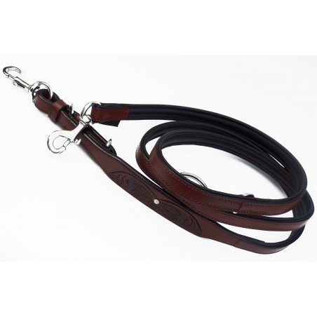 Lesa Safari din piele lacuita pentru caini