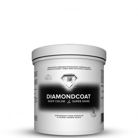 Supliment pigmentare caini cu blana neagra Diamond Coat DeepColor & SuperShine 1000 g