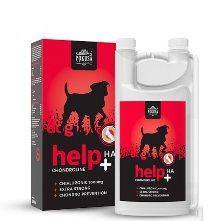 Supliment lichid pentru caini cu probleme osteo-articulare ChondroLine Help + HA 1 L