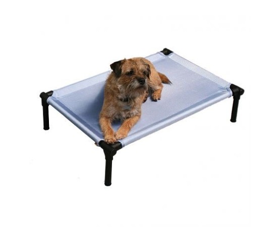 Starmark-Pat ProTraining Bed Sky Blue M pentru caini